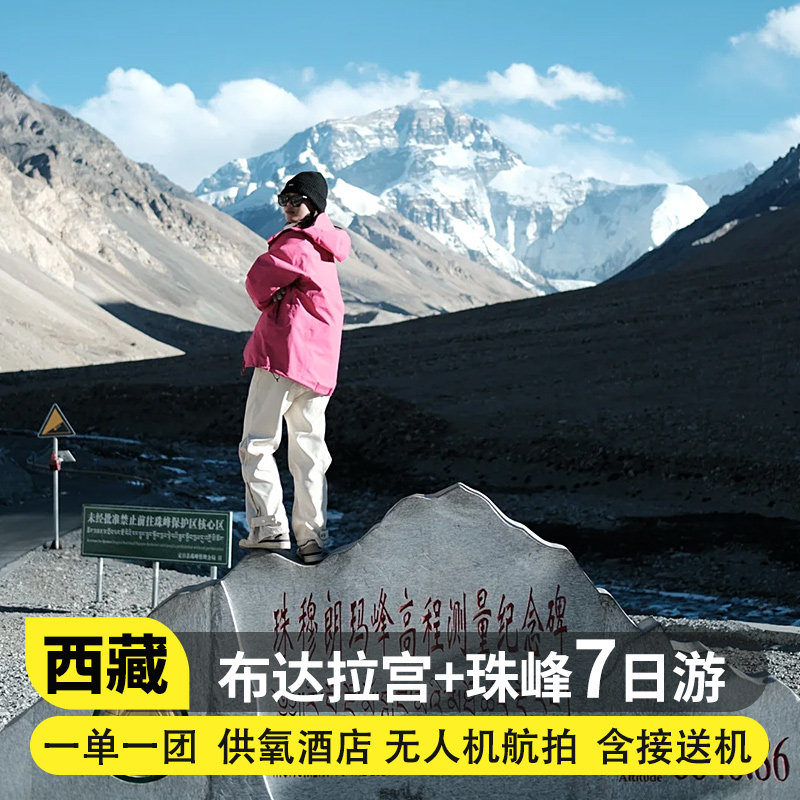 4人小团西藏旅游拉萨布达拉宫羊湖珠峰大本营7天6晚拼车跟团旅游 - 定制游预订