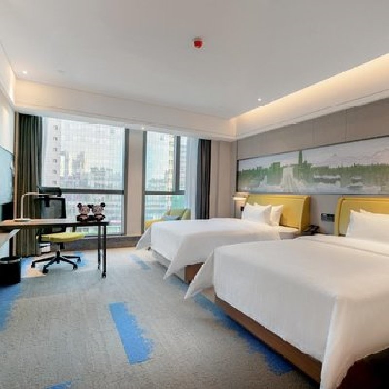 D2天1晚东莞中心广场希尔顿欢朋酒店自由行+粤晖园门票单人酒景套餐