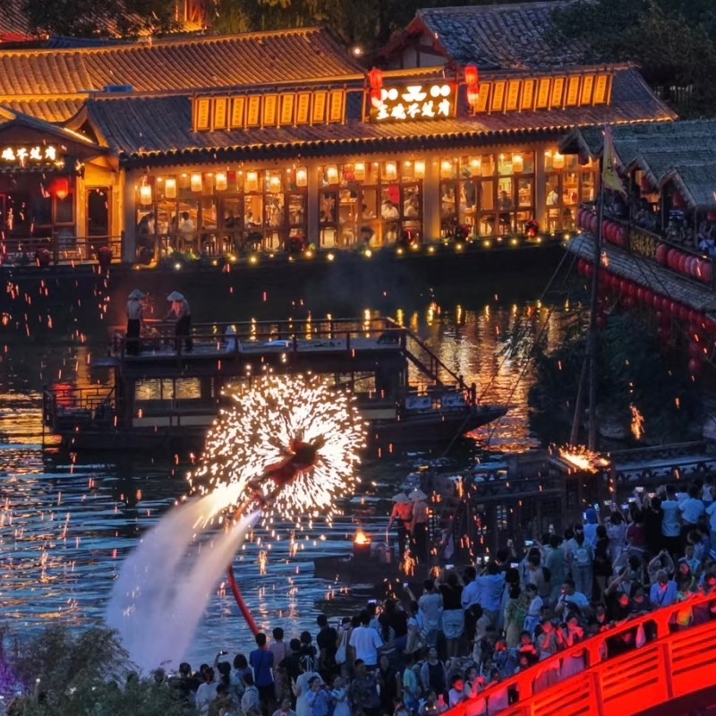 【乐享】开封海棠花语酒店花语园林观景大床房两天一晚+清明上河园