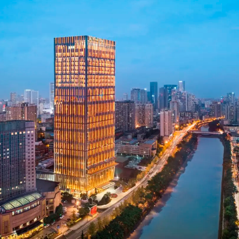 成都万达瑞华酒店(太古里店)高级豪华房3天2晚酒店套餐天府广场/太古里亚朵S酒店