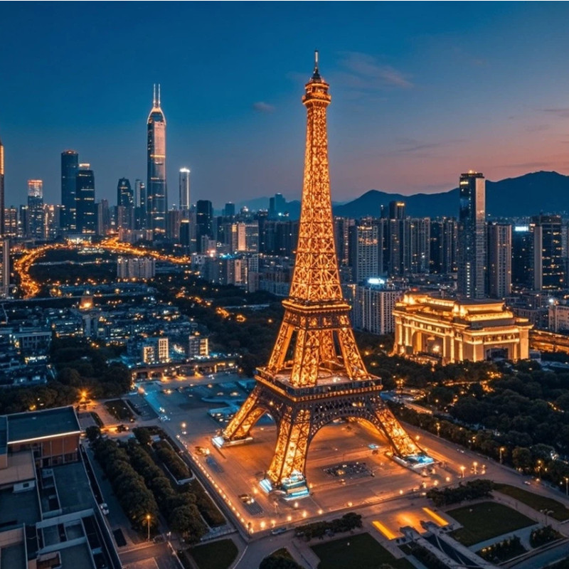 【元旦春节不加价】深圳南山大道希尔顿花园酒店3天2晚含早餐+深圳世界之窗夜场票