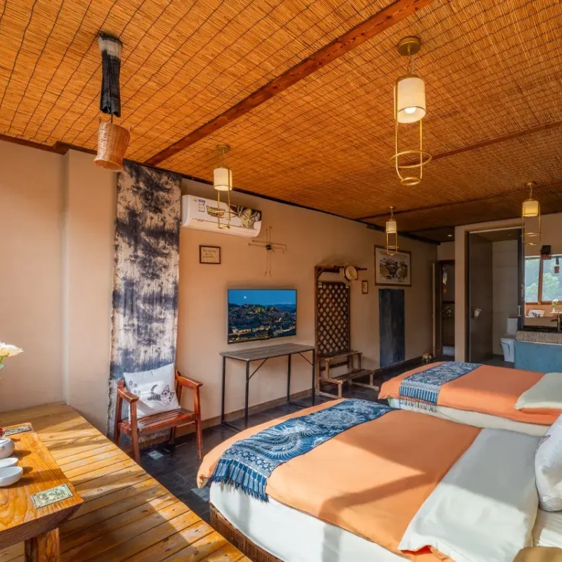 D2天1晚西江千户苗寨西江喵客栈自由行 +镇远古城门票单人酒景套餐