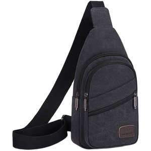 Bag 2020 new men's chest bag canvas bag messenger bag men's bag shoulder bag chest small backpack casual waist bag