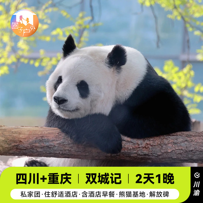 【双城记】成都重庆旅游洪崖洞都江堰熊猫基地李子坝2天1晚-住5钻 - 定制游预订