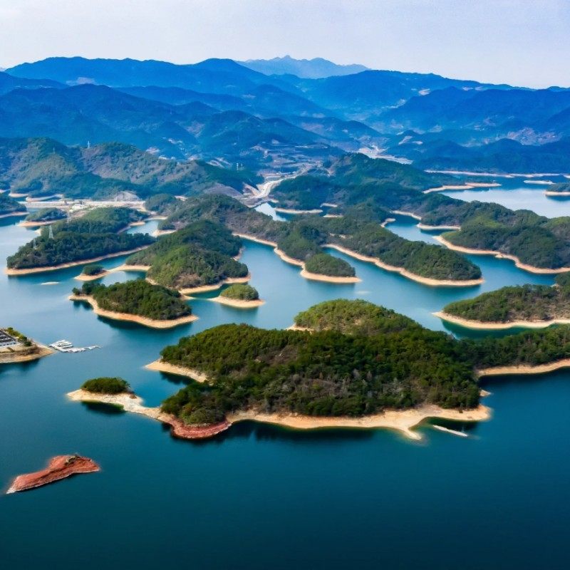 杭州千岛湖纯玩一日游(2-6人团中心湖游船登岛天屿山日落植物园)