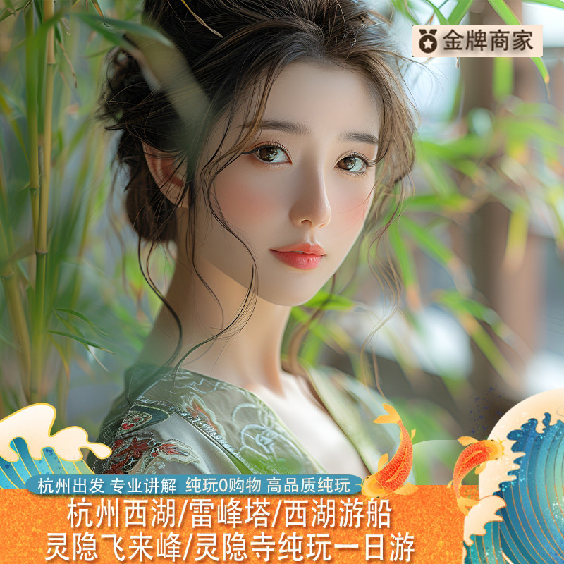 杭州西湖雷峰塔灵隐寺一日游【15人小团 含午餐 近观三潭印月 】 - 定制游预订