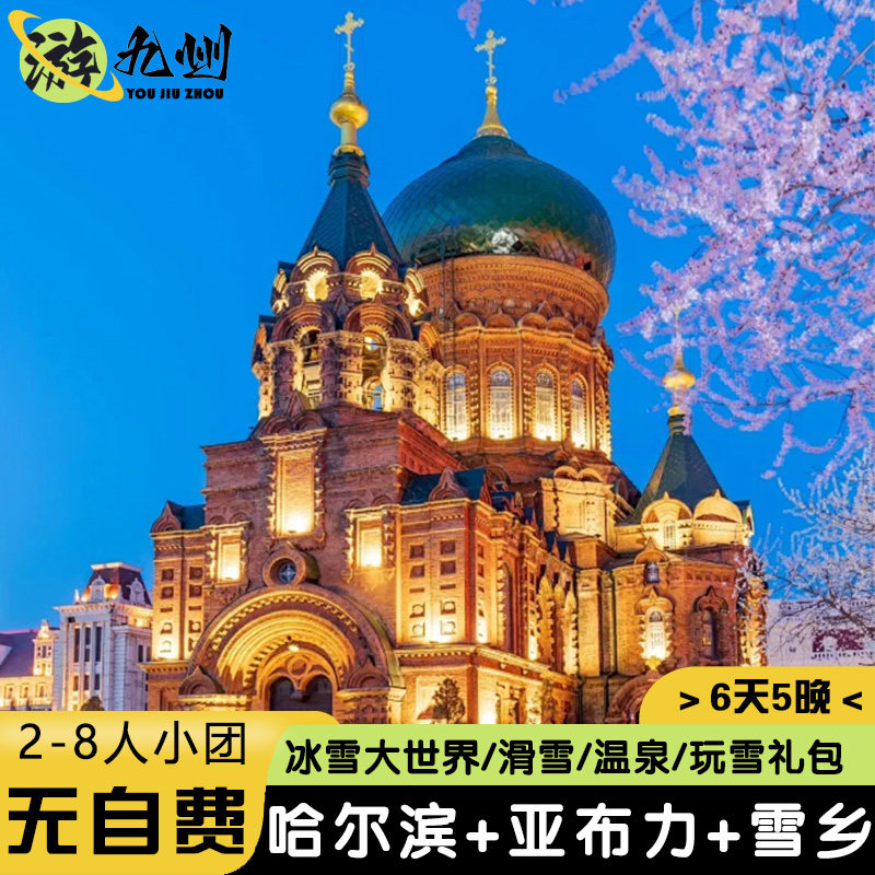 2人起订 | 东北旅游6天0购物0自费哈尔滨亚布力雪乡滑雪2-8人小团 - 定制游预订