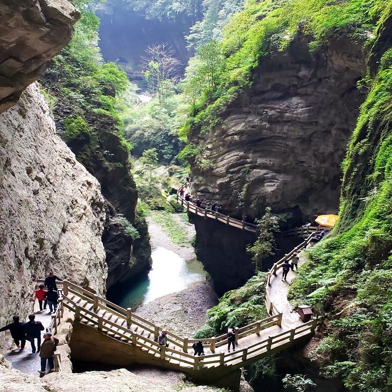 6人内重庆武隆天生三桥龙水峡地缝1日游独立小团