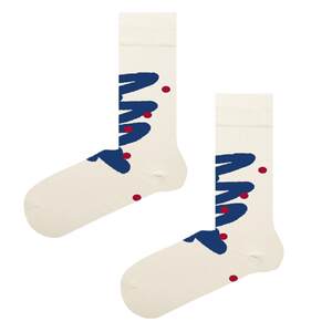 
Socks for women's trendy socks ins medium socks original blue and white lines spring and autumn style versatile couple socks boneless medium socks men