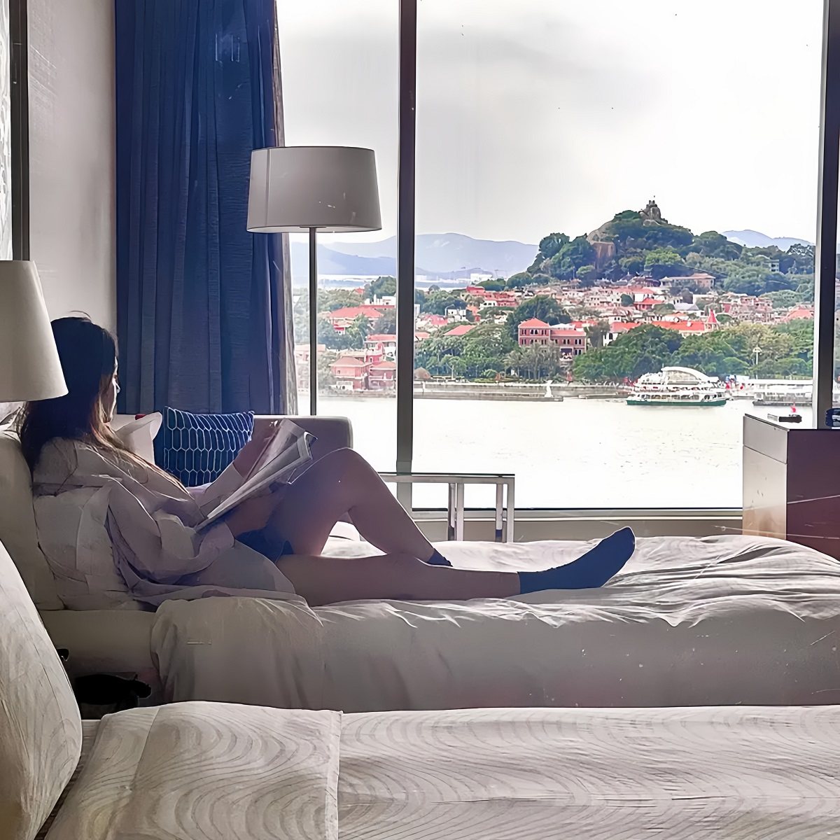 厦门瑞颐酒店2天1晚丨尊贵鼓浪屿海景双床房/行政城景套房 双早丨鼓浪屿船票2张