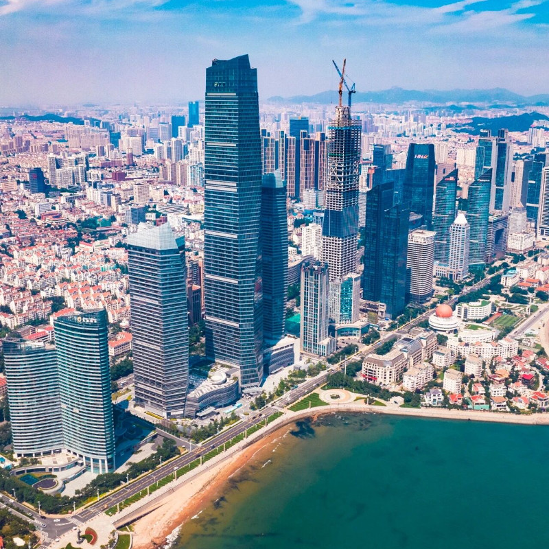 Y【青岛旅游4天3晚】青岛自由行/青岛五四广场海景桔子水晶酒店+崂山风景区/含早