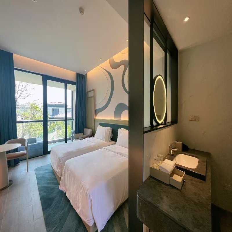 广州合汇温泉酒店(白水寨度假区店)住1晚+1人早餐+1人温泉+泳池