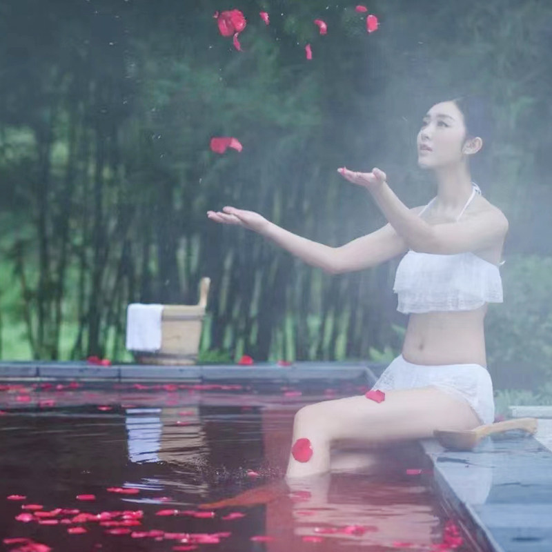 重庆统景温泉自驾游套票统景两江假日酒店双人单次温泉票亲子温泉