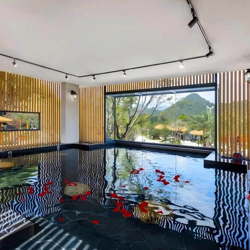 清远英德积庆里仙湖酒店 湖畔湖景双床房3天2晚+积庆里仙湖温泉票