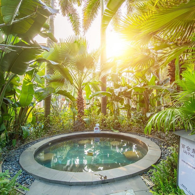 【温泉季】清远英德宝墩湖湖山度假酒店别墅温泉亲水泳道近宝晶宫