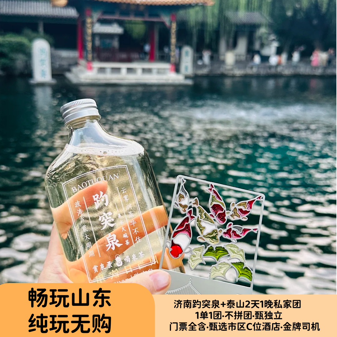 山东旅游泉城济南+五岳泰山2天1晚私家团丨可升级导游服务 - 定制游预订