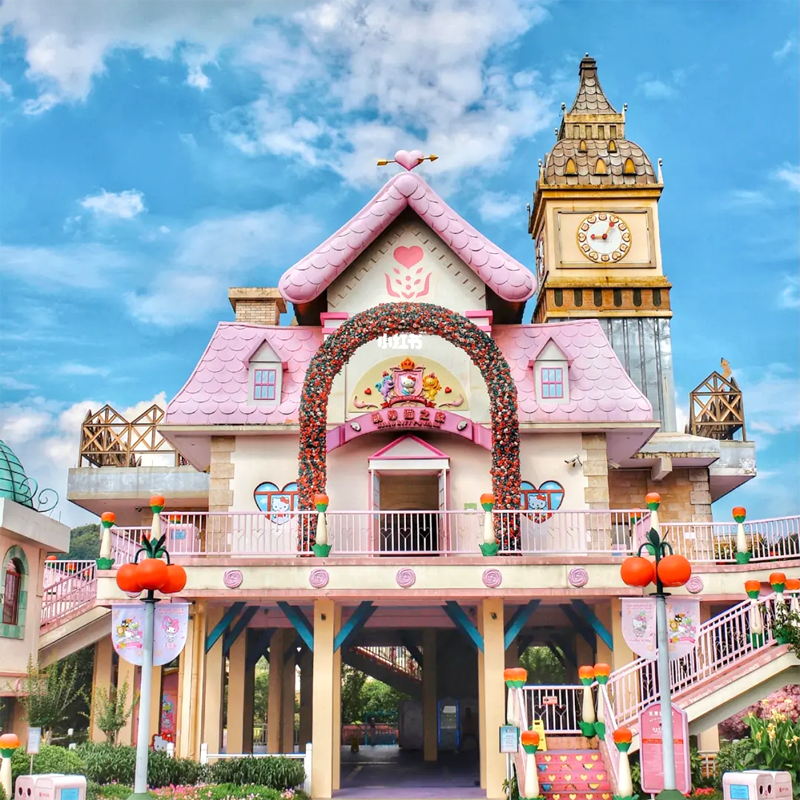安吉银润锦江城堡酒店2晚+早餐+hellokitty乐园门票2日无限次入园