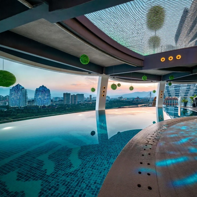 【畅享】亲子游!西双版纳悦莲庄菠萝度假酒店江景露台泡池亲子双卧套房3天2晚+曼听御