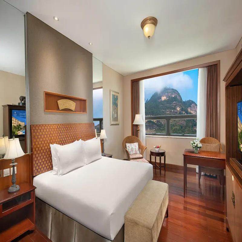 武夷山悦华酒店|天丰楼山景房或武夷山大红袍山庄|豪华园景房+印象大红袍3天2晚