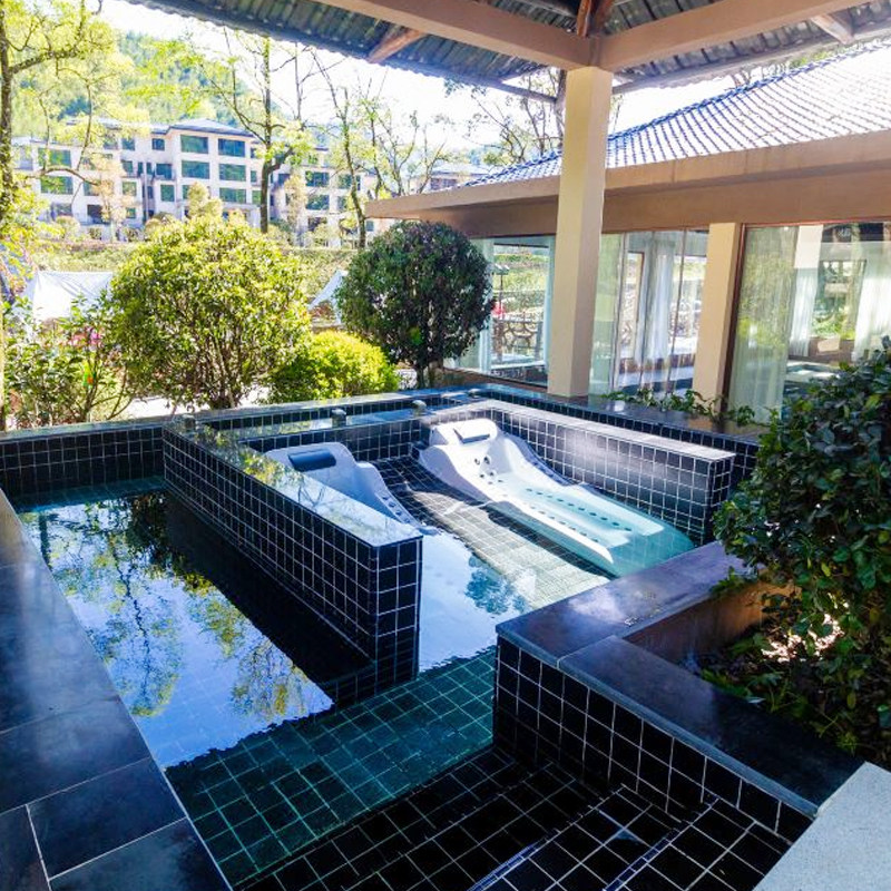 武功山温泉山庄+双早+双温泉+可选羊狮幕含往返索道/吉安武功山