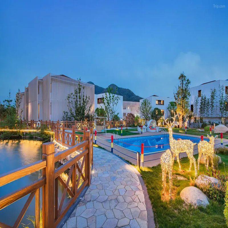 安吉漫自然别墅度假酒店1-2晚+早餐+汤泉+康乐设施畅享