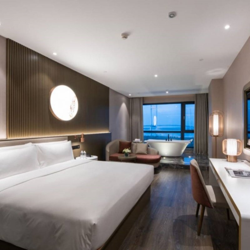 D2天1晚自由行丹东市中朝鸭绿江大桥桔子水晶酒店+丹东市辽宁月亮岛门票单人酒景套餐