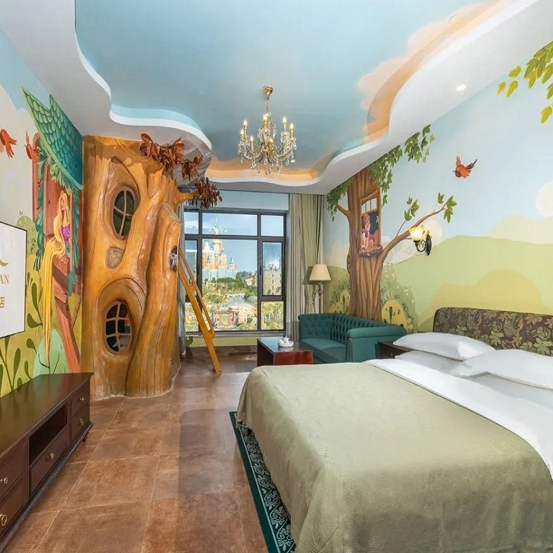 福建泉州欧乐堡海洋国际酒店含早+2成人二次入园欧乐堡门票【不可退】