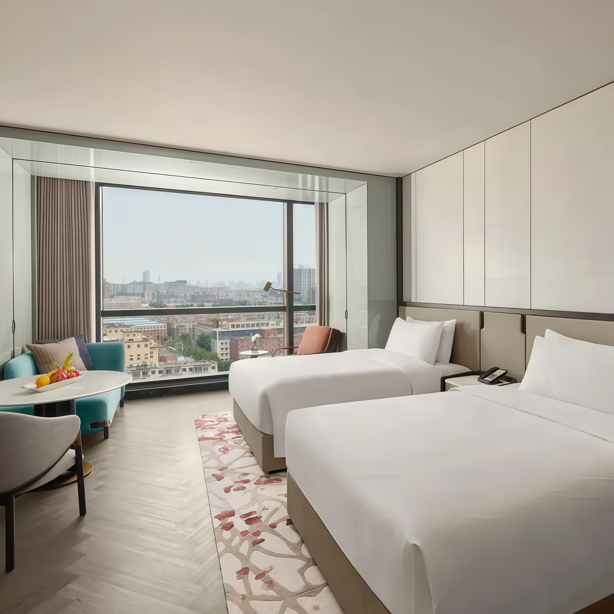 长春高新洲际酒店3天2晚丨豪华房 2张双人床 城景 双早丨净月潭景区