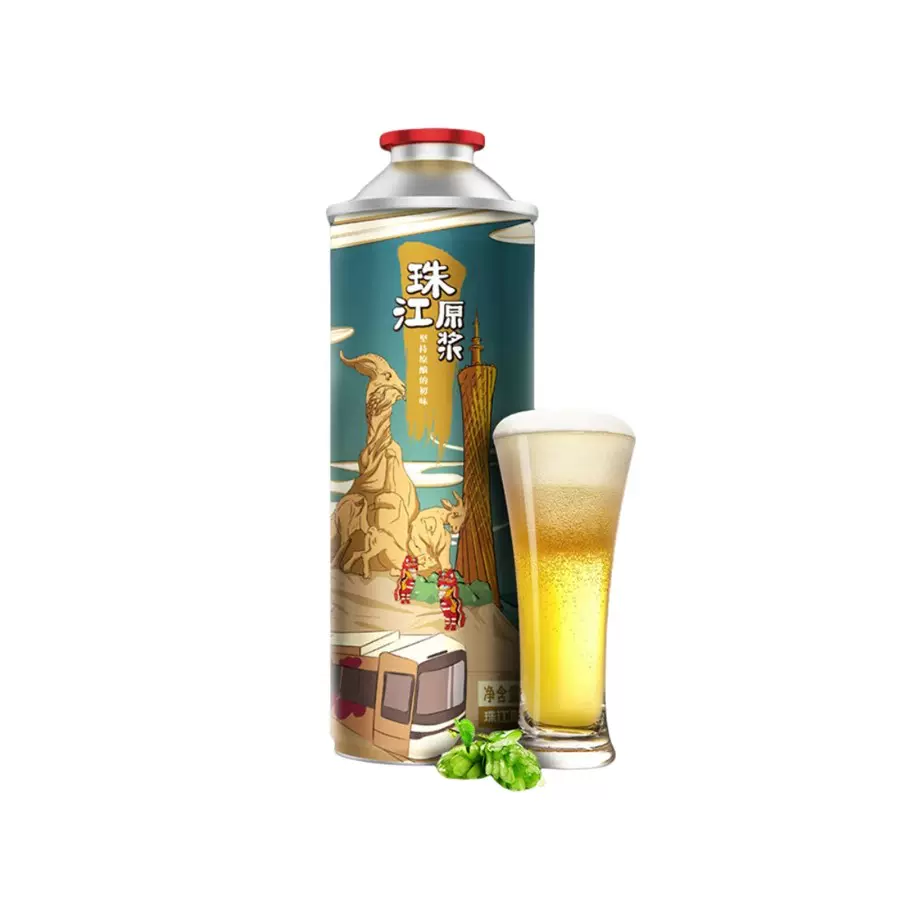 珠江啤酒11度原浆 不兑奖980ml/罐
