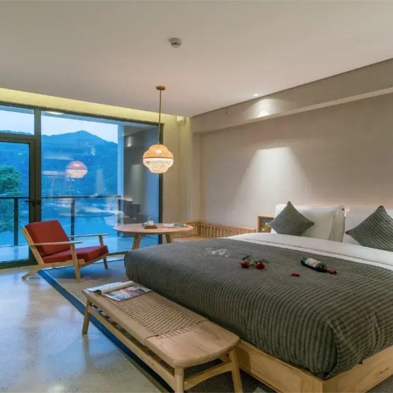 千岛湖返里度假酒店1晚享五谷温汤+湖畔健身+十二星座儿童乐园