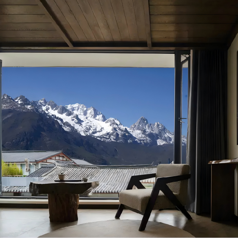 直通车云南丽江2天1晚住秋山寂雪山全景酒店自由行 - 定制游预订