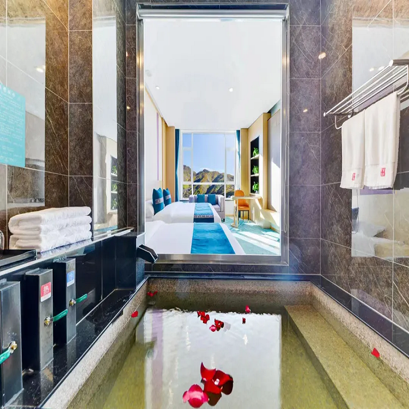 承德金水湾温泉度假酒店私汤房1晚+门票(房间泡池+门票+早餐)