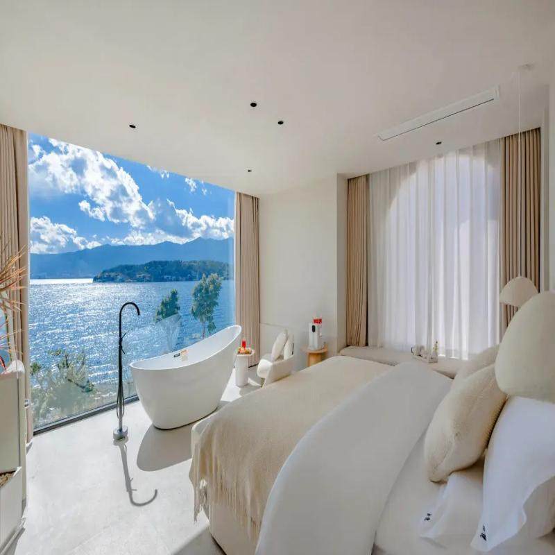 大理设计师海景度假美宿/临风浴缸海景大床房+龙宫+罗荃半岛景区票4天3晚