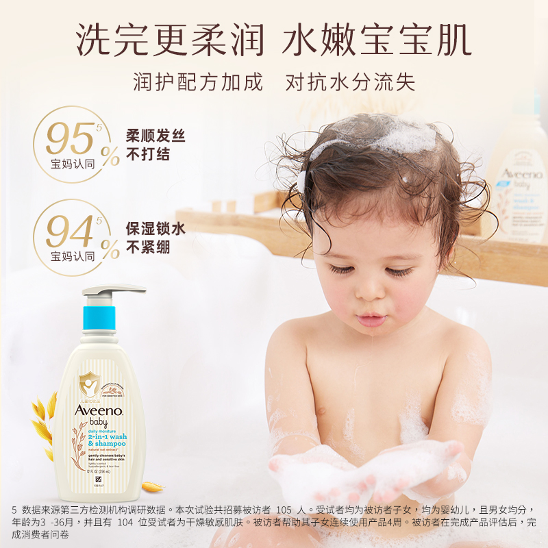 安い aveeno ベビー ウォッシュ & シャンプー