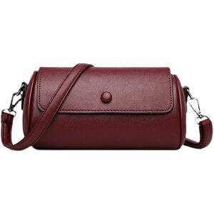 
Small bag women's 2025 new trendy cylinder versatile Boston one-shoulder crossbody bag women's atmospheric and fashionable pillow bag