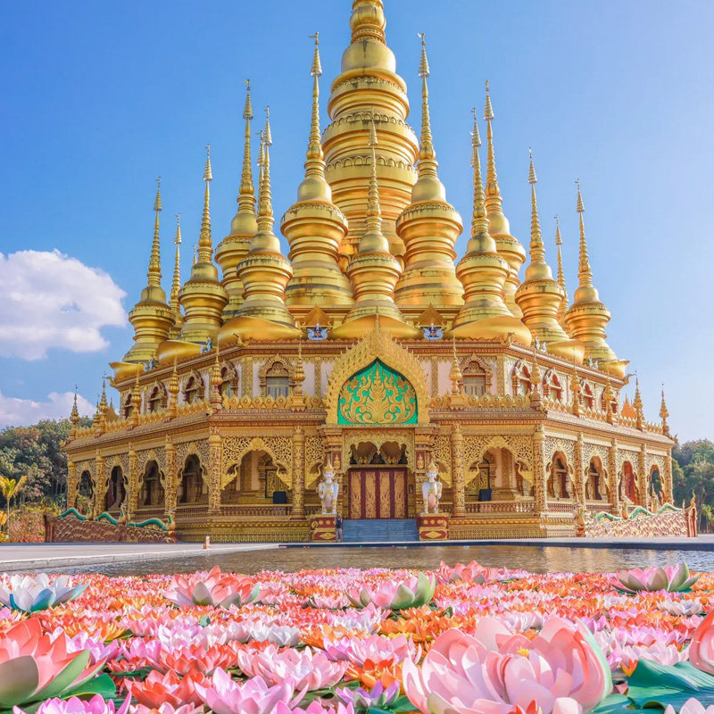 西双版纳勐泐大佛寺一日游/12点半晚出发出发/高性价比