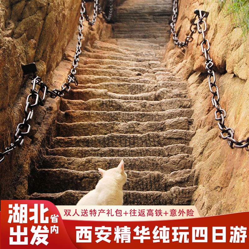 【限时送演出】湖北省到西安旅游兵马俑华山大唐不夜城精华四日游 - 定制游预订