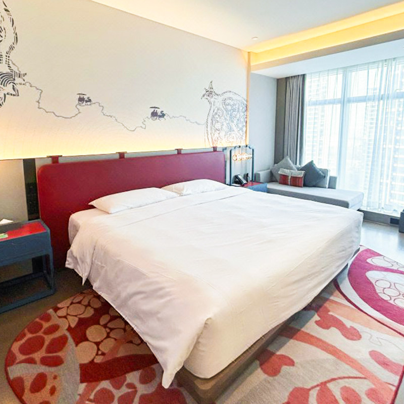 西安浐灞悦苑酒店含双早1间1晚 可选双床/大床/长恨歌/西安千古情/驼铃传奇