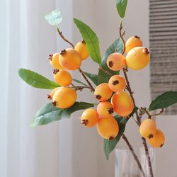 Lemon Grass Artificial Fruit Plant Decoration Flower Arrangement Fortune Fruit Dried Branches Living Room Dining Table Background Photography