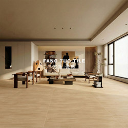 Guangdong Foshan 600X1200 Wood Grain Tiles Soft Light Velvet Cream Wood Style Living Room Imitation Floor Tiles