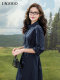 LAGOGO pure cotton simple dress for women Lagugu Valley 2025 summer new lace-up skirt OALL433B52