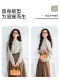 LAGOGO simple lapel peach leather velvet shirt for women Lagugu Valley 2024 autumn and winter new commuter solid color inner top