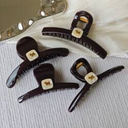High-Quality Korean Luxury Hair Clips, Large Hair Clips, Exquisite and Elegant Claw Clips, Fashionable Puppy Shark Clips ins Style