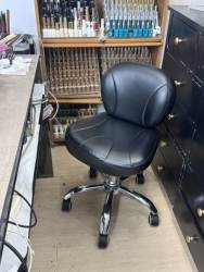 Yellow Leather Manicurist Chair, Same Style as Dental Chair, Beauty and Eyelash Stool, Makeup, Tattoo, Hairdresser Office Lumbar Support Manicure Chair