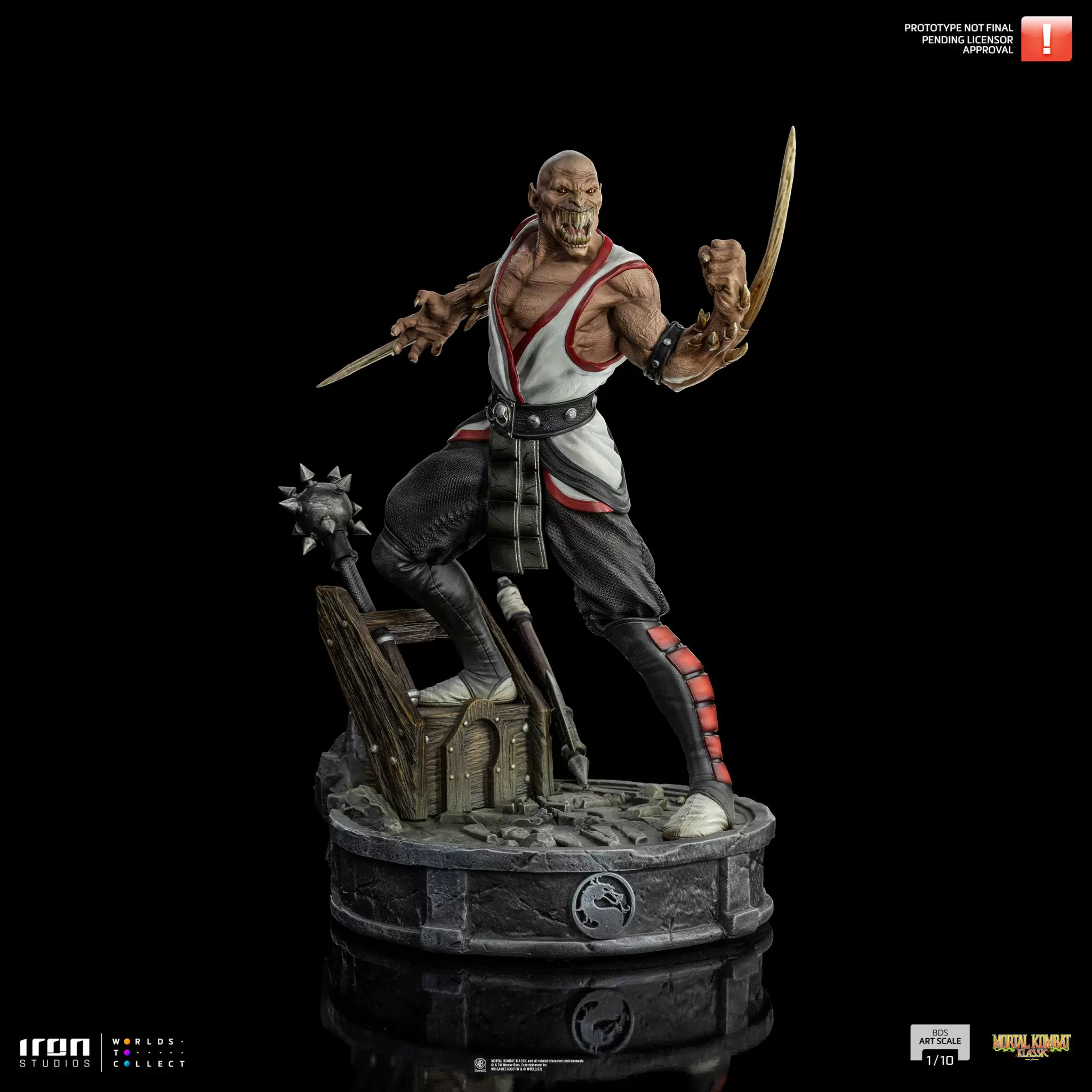 iron studios 1/10 真人快打 巴拉卡 mortal74322