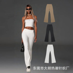 
SMFK focuses on fitness straight trousers, casual sports pants, slightly flared women's summer outerwear