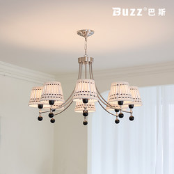 Medieval-Style Hand-Woven Cotton Thread Living Room Chandelier, Bedroom Main Light, Designer High-End Large Flat-Floor Dining Room Chandelier