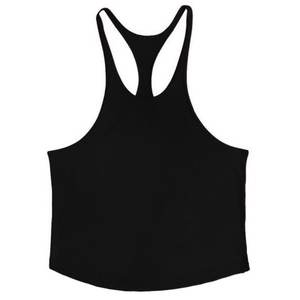 
Muscular men's bodybuilding fitness sports vest quick-drying sweat-absorbing men's clothes I-back elastic sleeveless vest T-shirt