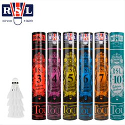 Authentic Rsl Asia Lion Badminton Balls Size 4/5/6/7, Professional Training, Durable, Stable Flight, Competition-Grade Balls