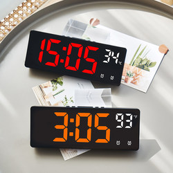 Luminous Clock Timepiece Schedule Display Table Ornament Led Digital Display Electronic Alarm Clock ins Desktop Temperature